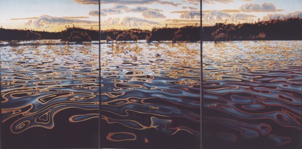(image - oil triptych by Chris Cooper)
