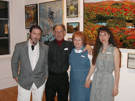(image - Chris, Rudy, Lois and Cathie Cooper )