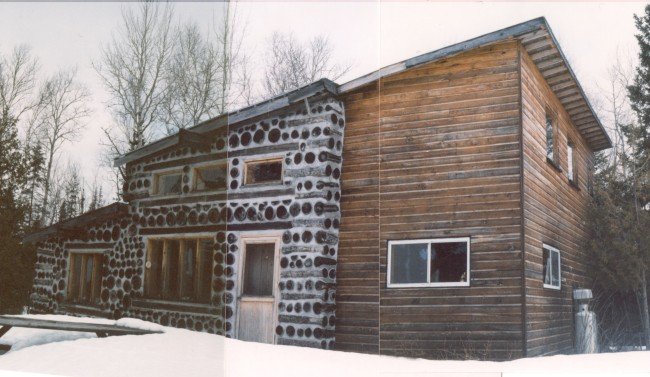 (image - The Stacked Log House - Spruce Lake)