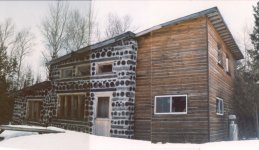 picture - Stacked Log House