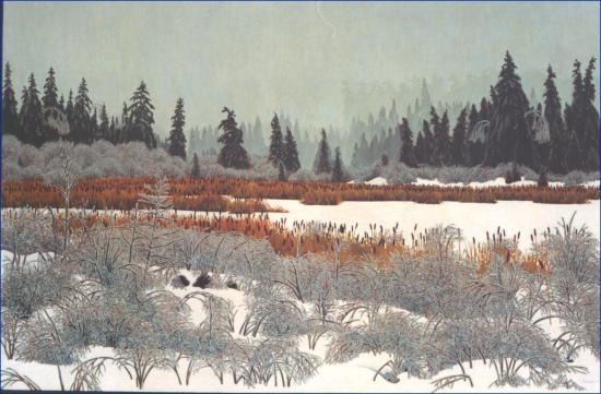 (image - ice storm (1998) Oil on Canvas by Chris Cooper)